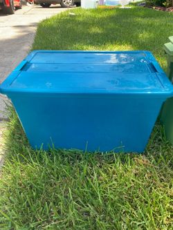 Blue Small/Medium Storage Tote