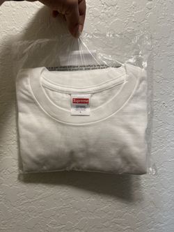 NEW Supreme Arabic Box Logo T-Shirt / White / Large