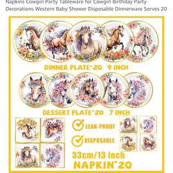 BRAND NEW Horse Party Supplies 