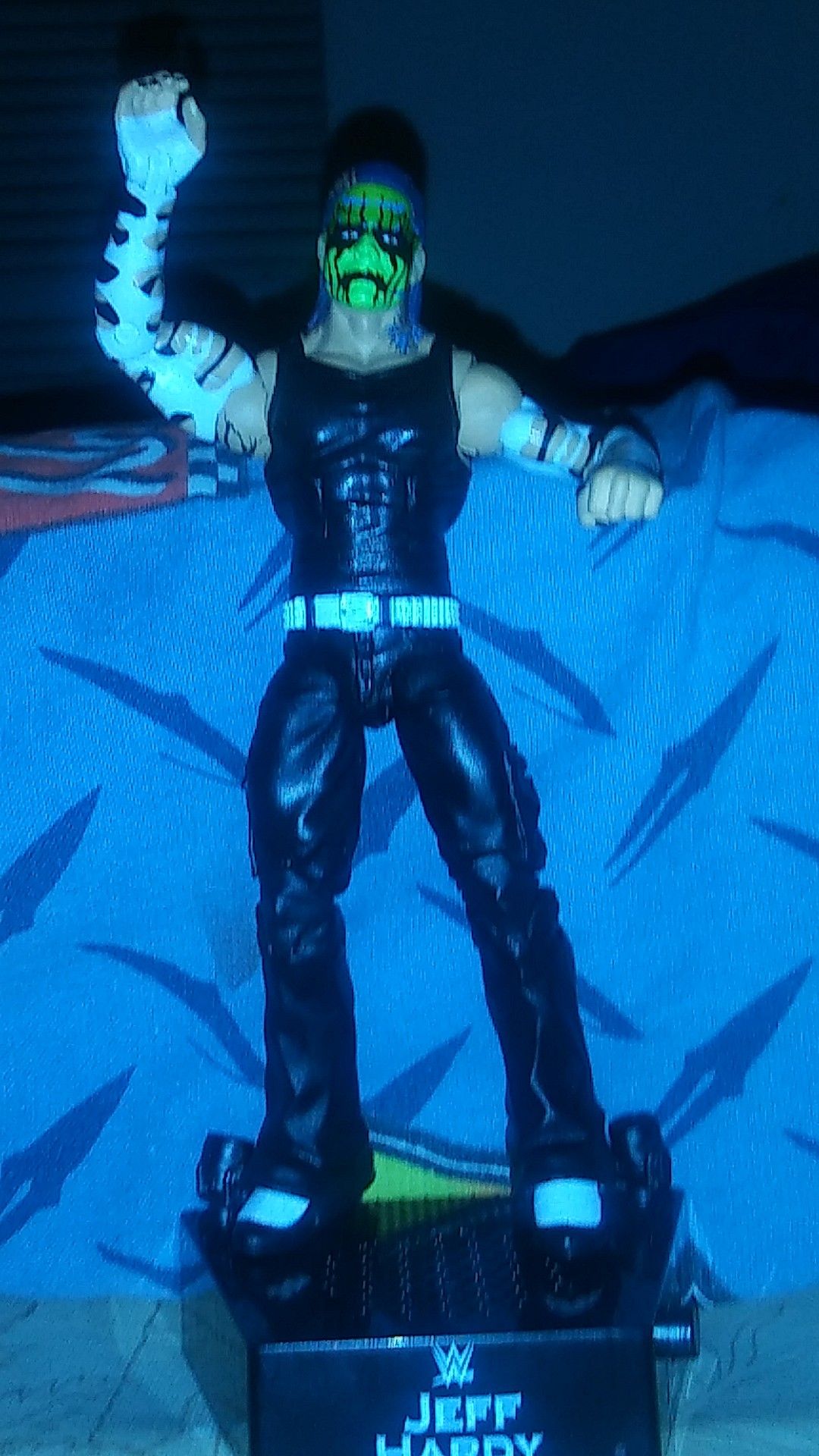 Wwe elite jeff hardy with stand