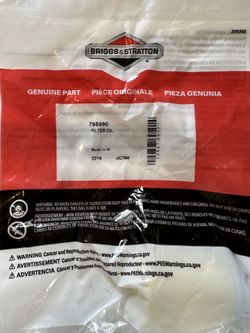 BRIGGS & STRATTON Oil Filter 795990
