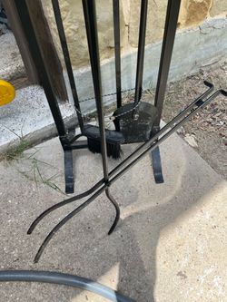 Fireplace tools $26