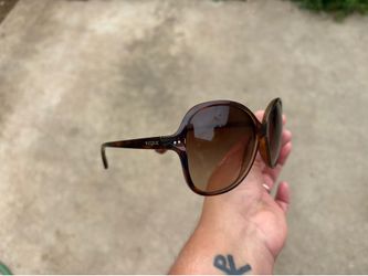 Vintage Y2K brown vogue round eye sunglasses