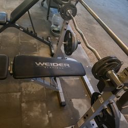 Weider Bench Press With Weights