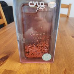 NEW IN BOX Phone Case, Full Coverage Hot Pink Shake Glitter-Fits iPhone 8/7/6 Plus (SE San Diego)