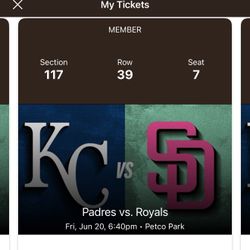 Friday Padre Tickets 06/20