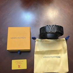 LOUIS VUITTON BELT BLACK 