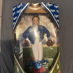 Los Angeles Dodgers Barbie Doll $60