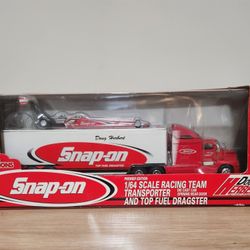 Doug Herbert Snap-On 1/64 Scale Diecast Transporter with Racing Car