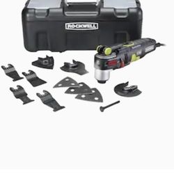 ROCKWEL Corded 4.2-Amp Variable Speed Oscillating Multi-Tool Kit with Hard Case