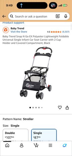 Car seat stroller