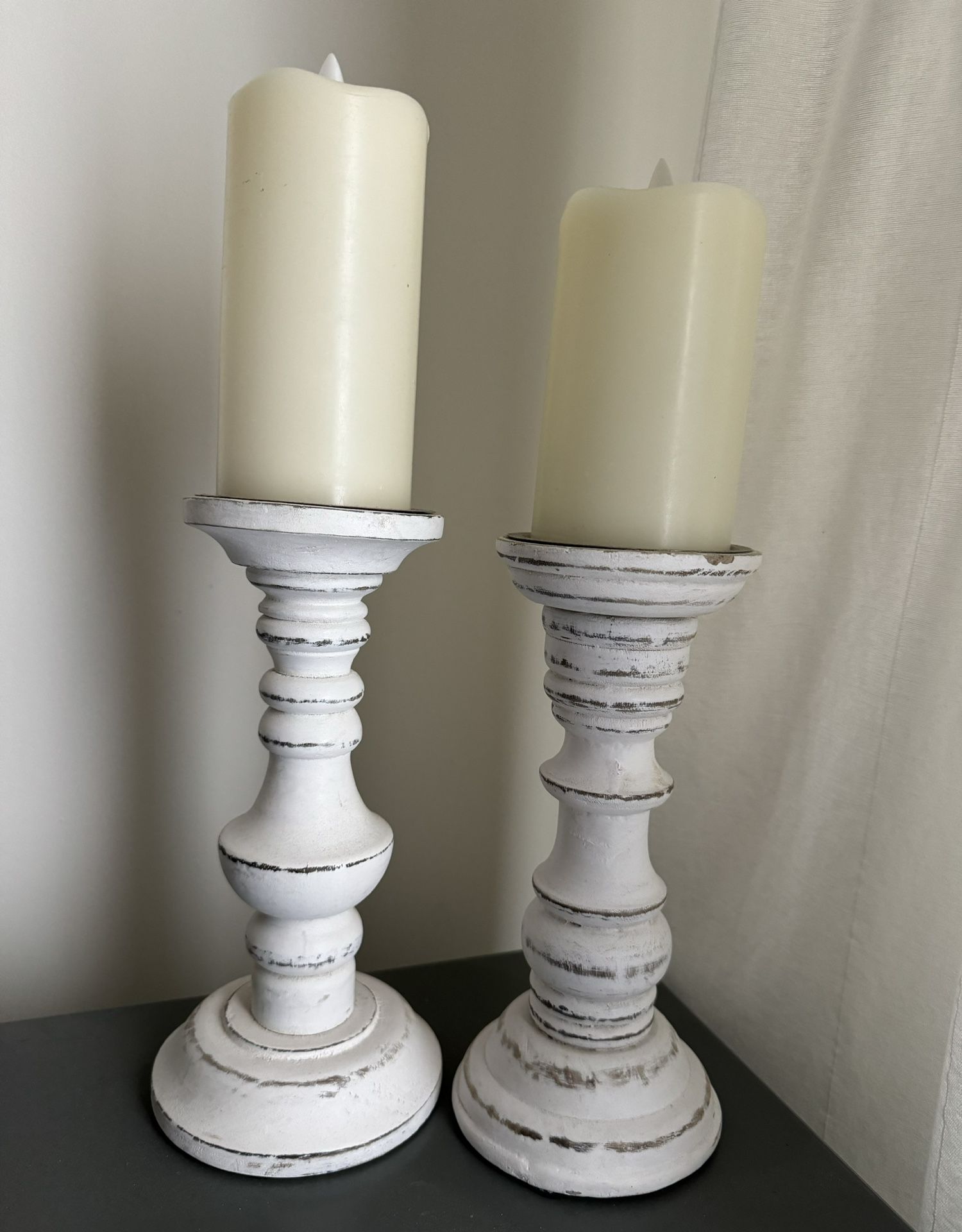 Set Of Candle Pillars