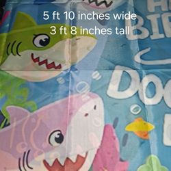 Baby Shark Backdrop 