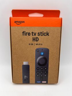 Amazon Fire TV Stick HD 2nd Gen Wifi 6 Streaming Remote Alexa NEW SEALED