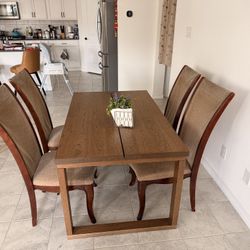 Table And 4 Chairs 