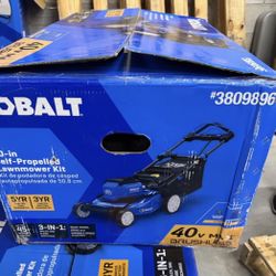 Kobalt Gen4 40-volt, 20-in Self Propelled Battery Walk Mower with 6 Ah Battery Included