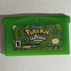 Authentic Pokemon LeafGreen GBA