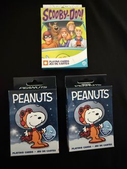 Snoopy and Scooby doo cards lot