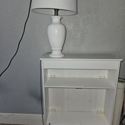 Dressers and lamp