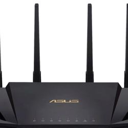ASUS - RT-AX58U AX3000 Dual-Band Wi-Fi 6 Router - Black