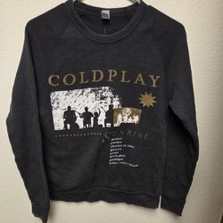 Limited Edition Coldplay “Live In Jordan” Men’s Crewneck Size S  Tour Merch!