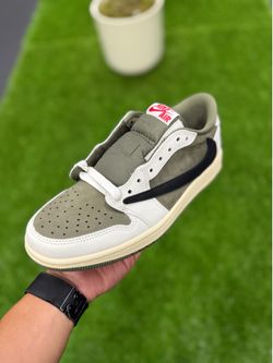Travis Scott x Air Jordan 1 Retro Low OG SP 'Reverse Olive / Medium Olive'