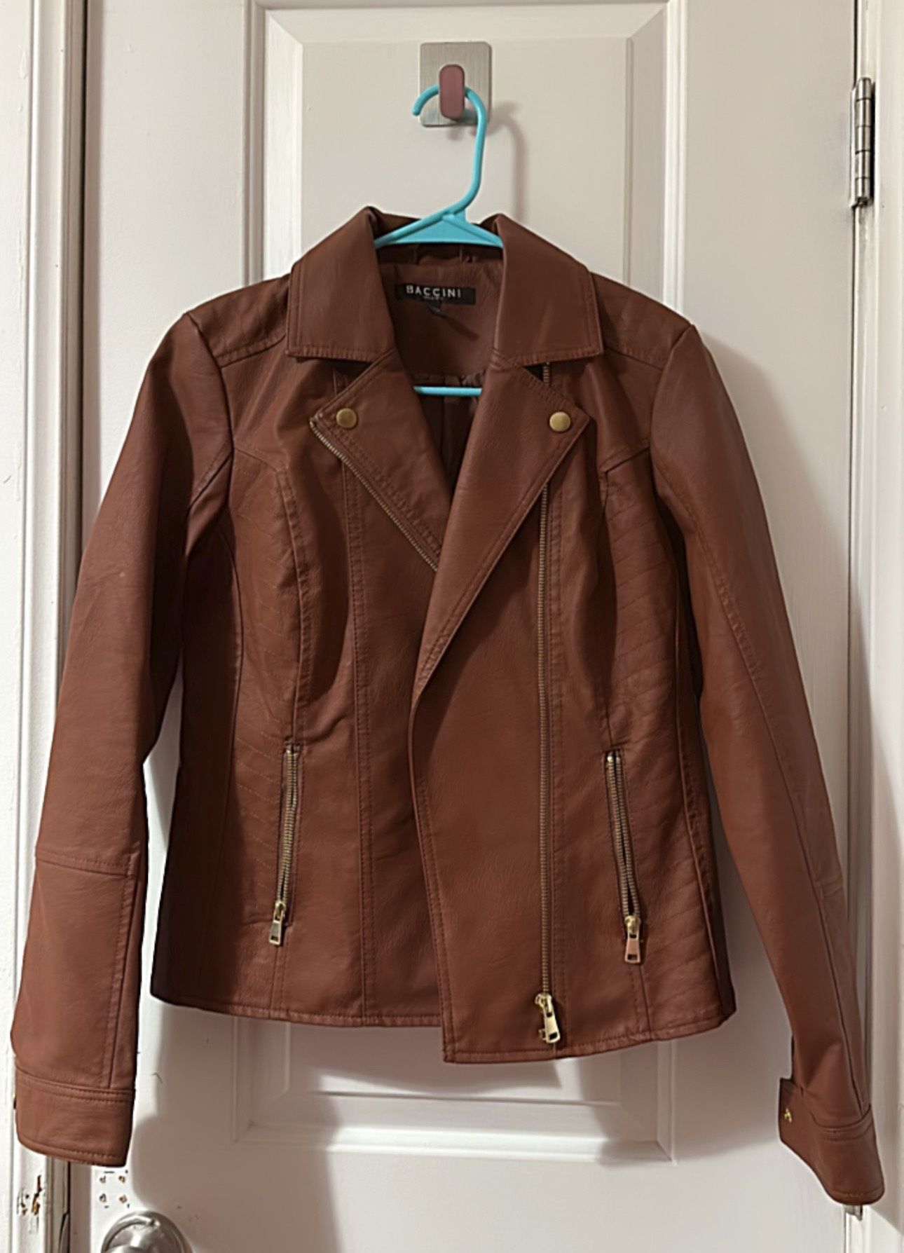 Faux Leather Jacket Women