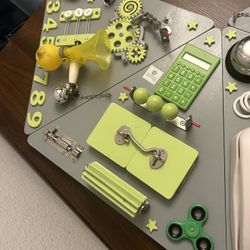 Busy board  toddlers wooden perfect for kids