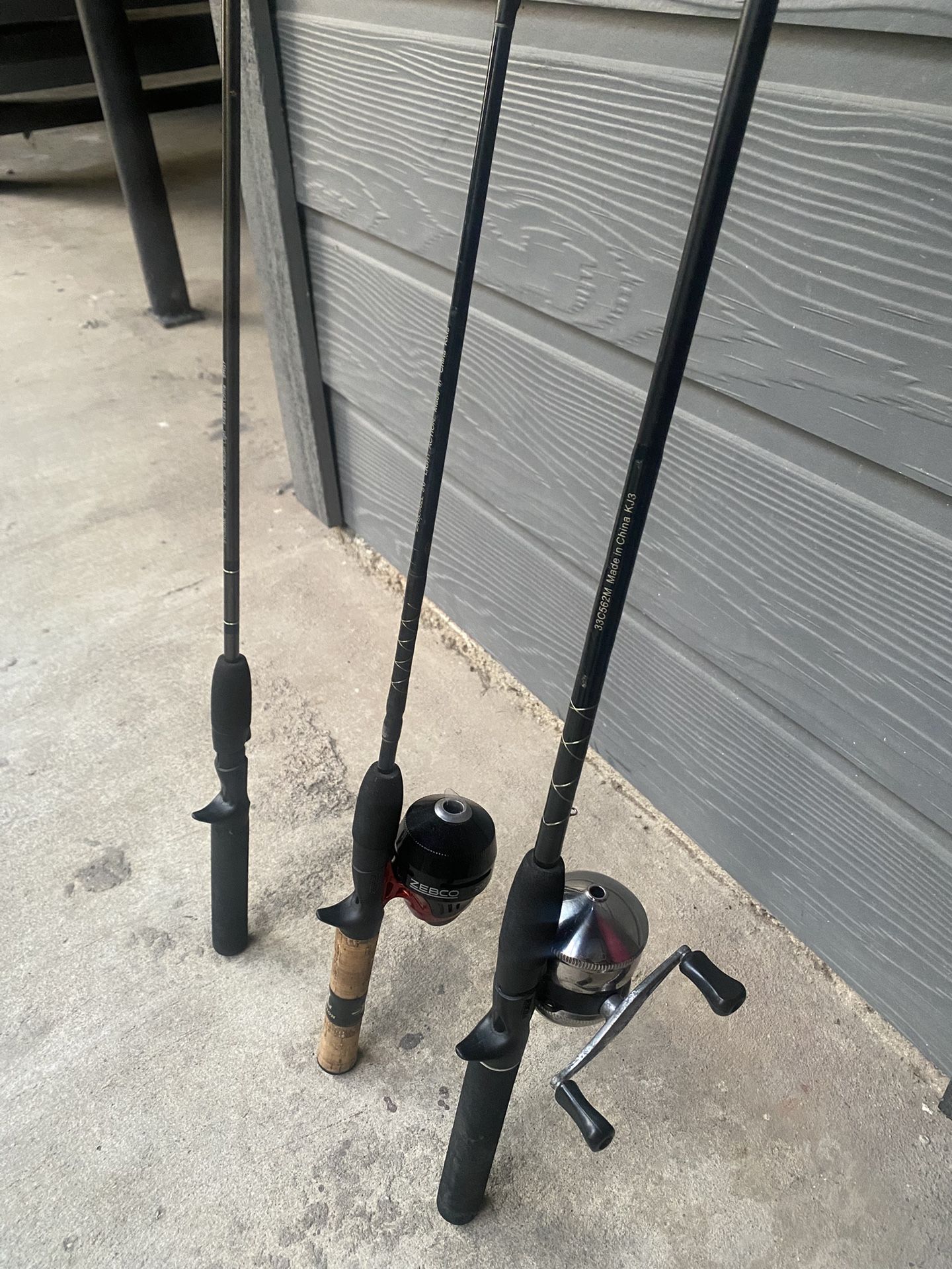 Spin Cast Rod And Reels