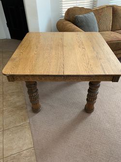 Solid Wood Square Dining Table