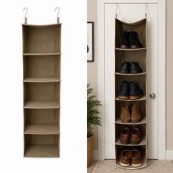 6-Shelf Hanging Closet Organizer