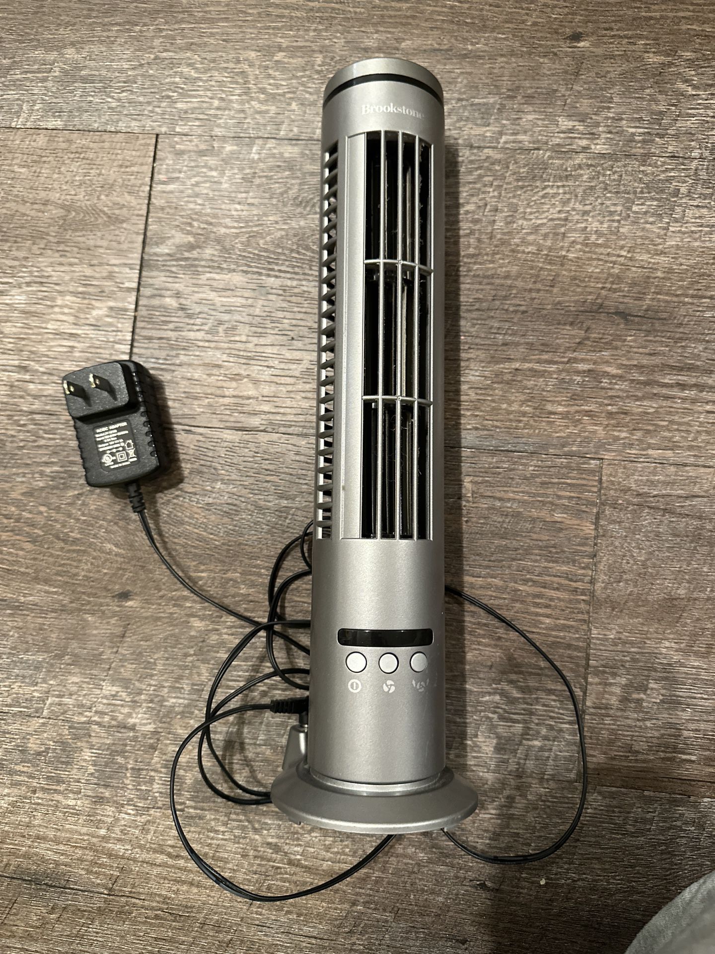 Brookstone Oscillating Table Top Fan with 3 speed settings