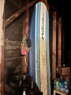 Wavestorm Surfboard Blue and White