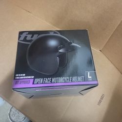 Open Face Motorcycle Helmet