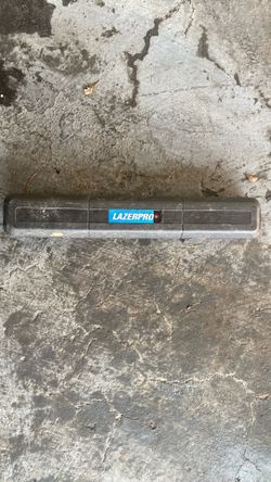 Lazerpro laser level kit, specifically model CL2062, which often includes a 16-inch machined aluminum level.
