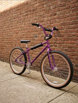 NEW 2026 SE OM FLYER 26 PURPLE NURPLE SINGLE SPEED FREESTYLE WHEELIE CRUISER BIG RIPPER BMX BIKE