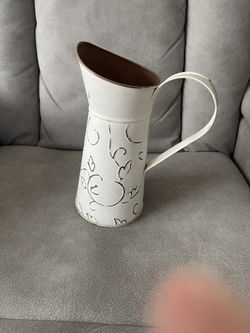Metal Decor Pitcher