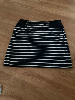 Lady Brenn Short Stripped Skirt