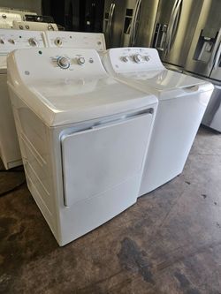 general electric heavy duty large capacity washer and dryer.