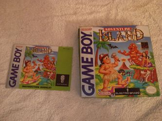 Gameboy Adventure Island box