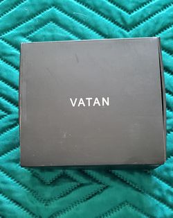 Vatan Men's Genuine Leather Dress Belt - Black, Size 56 (New)