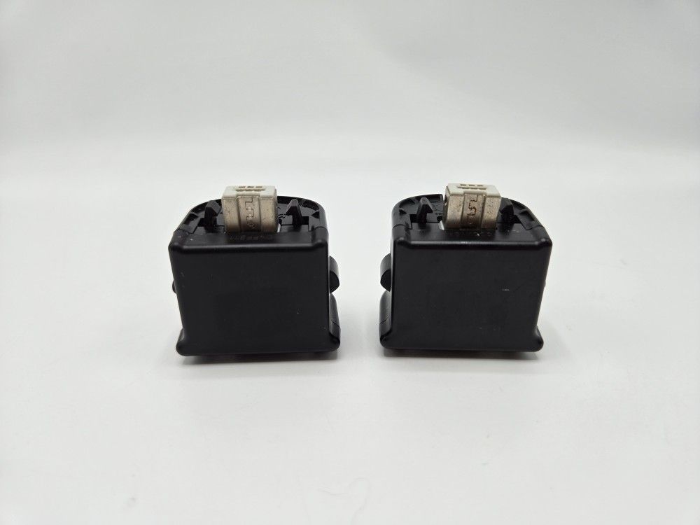 Lot Of 2 Nintendo Wii Remote OEM Motion Plus Adapter ONLY Black (RVL-026)