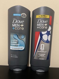 Dove men care body and face wash