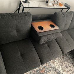 Sectional Couch (Dark Grey)