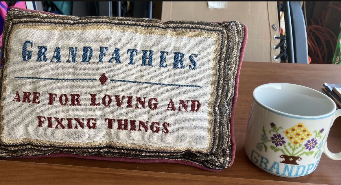 Grandfather Mug And Pillow