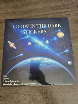 Glow In The Dark Stickers (Solar System)