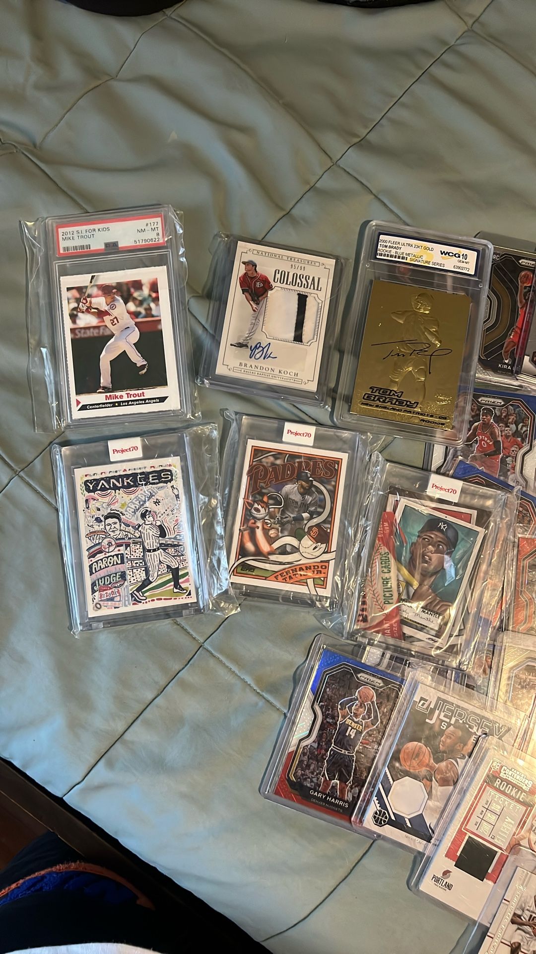 Baseball Basketball And Football Cards