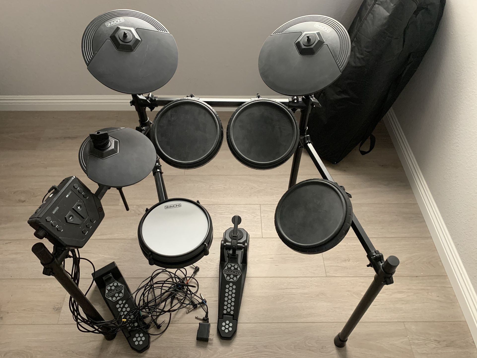 Simmons SD200 Electronic Drum Set 2022 - Black