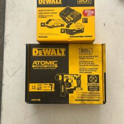 Dewalt Rotary Hammer & Batteries 