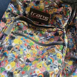 Jansport Back Pack Emojis & Volleyball Both For $30 Dlls 